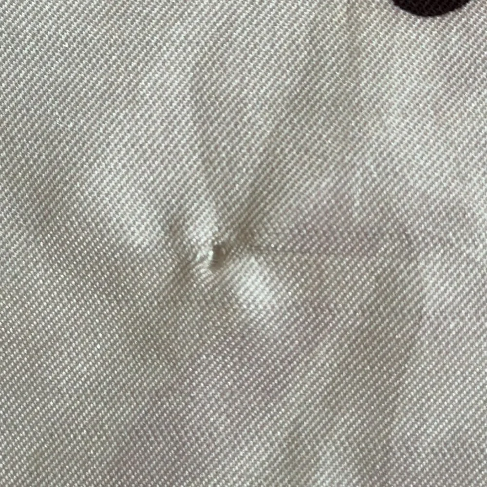 Vintage orange & black spotted mid century white polyester long‎ scarf